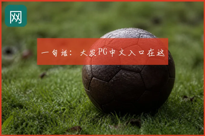 一句话：大发PG中文入口在这
